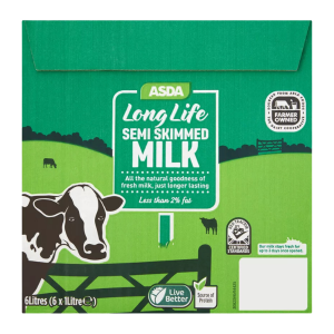 UHT Milk x 6