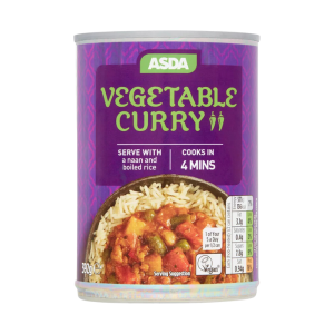 Tinned veg meal