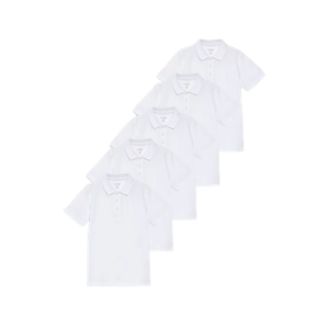 School Polo Shirts x 5
