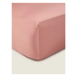 Pink Cotton Fitted Sheet