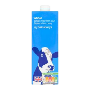 UHT Whole Milk x 2
