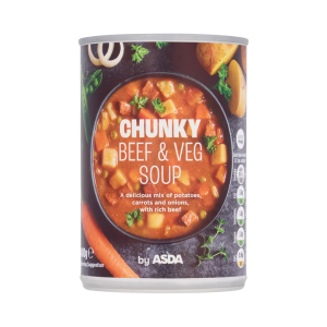 Tinned soup x 3