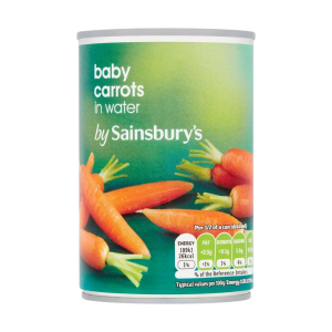 Tinned Carrots x 4