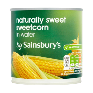 Tinned vegetables