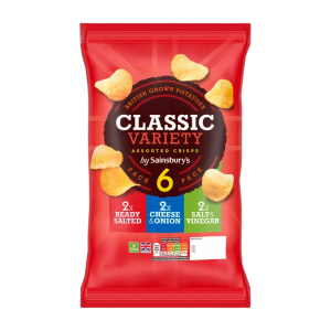 Crisps x 6