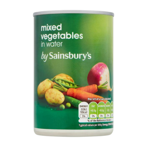 Tinned Vegetables (x4)
