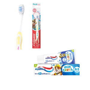 Baby Toothbrush & Toothpaste