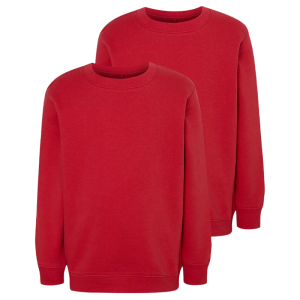 Red Sweatshirts x 2 (Age 6-7)